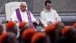 Il Papa in San Pietro per veglia penitenziale pre-Sinodo
