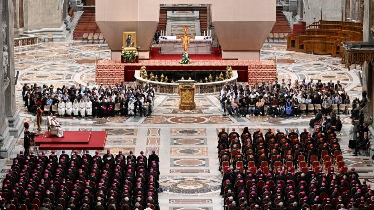 La veglia penitenziale nella Basilica di San Pietro