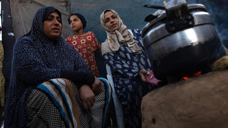 Palästinensische Frauen in Khan Younis, Gaza