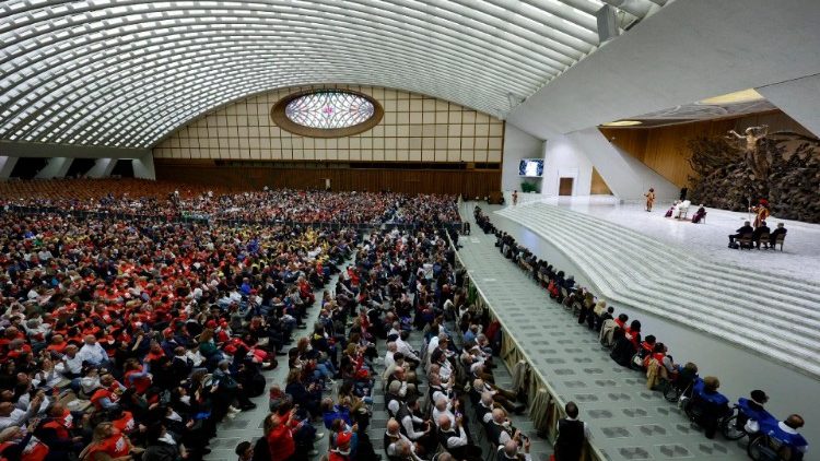 Audiencia en el Aula Pablo VI