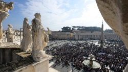 Blick auf den Petersplatz