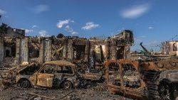 La distruzione in Ucraina provocata dalla guerra con la Russia 
