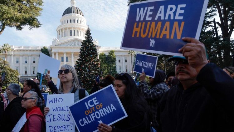 Proteste gegen die angekündigten Massendeportationen Trumps