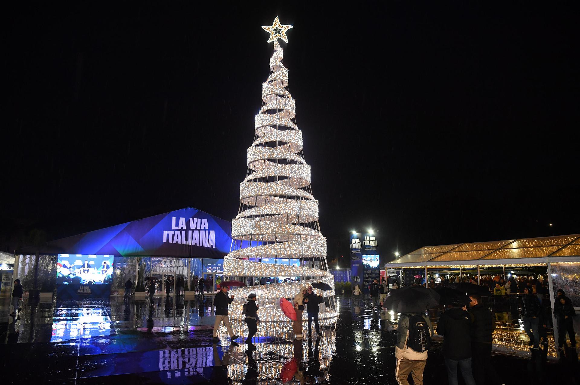 Weihnachtsbaum in Rom