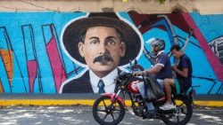 Caracas, un murales di José Gregorio Hernández