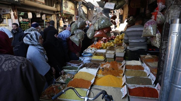 Vorbereitung auf den Ramadan im Basar von Damaskus