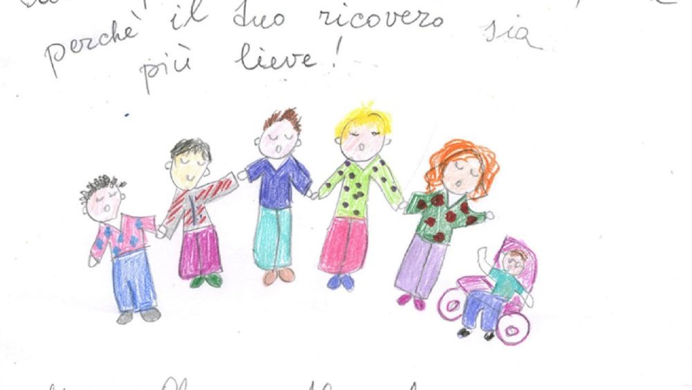 Desenhos das crianças do Hospital Menino Jesus