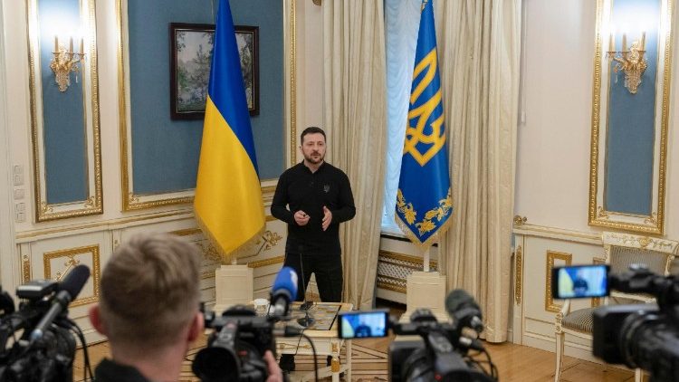 Prezydent Ukrainy Wołodymyr Zełenski 