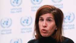 UNRWA-Sprecherin Juliette Touma 