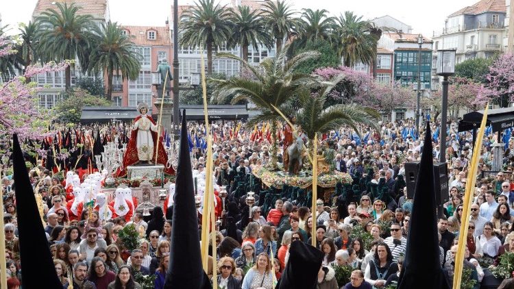 Celebration of Palm Sunday in Spain