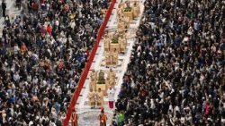 Cardinal Domenico Calcagno holds Chrism Mass at the Vatican