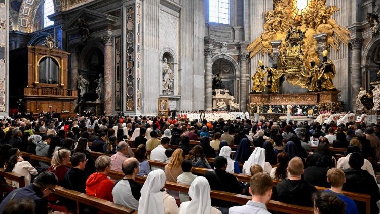 литургията за Тайната вечеря във Ватиканската базилика