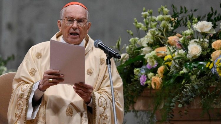 Easter Vigil mass in Saint Peter's Basilica at the Vatican City