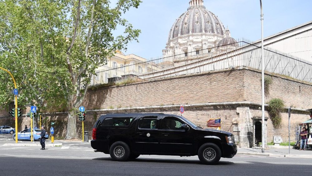 Прыватная сустрэча Францішка з віцэ-прэзідэнтам ЗША Вэнсам