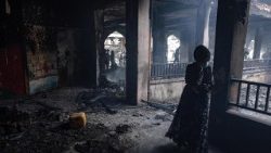 Bombardamento israeliano sulla scuola Jaffa di Gaza City