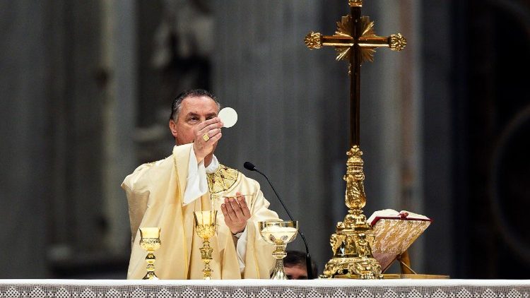 Eight Novemdiale Mass in memory of Pope Francis at the Vatican