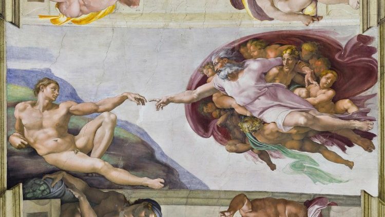 La creación de Miguel Ángel en la Capilla Sixtina