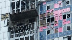 At least two people died and seven people were injured during an overnight Russian attack in Kyiv