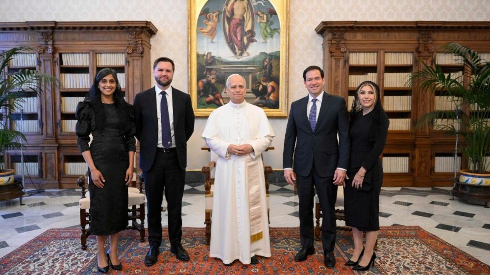 Pope Leo XIV receives US delegation