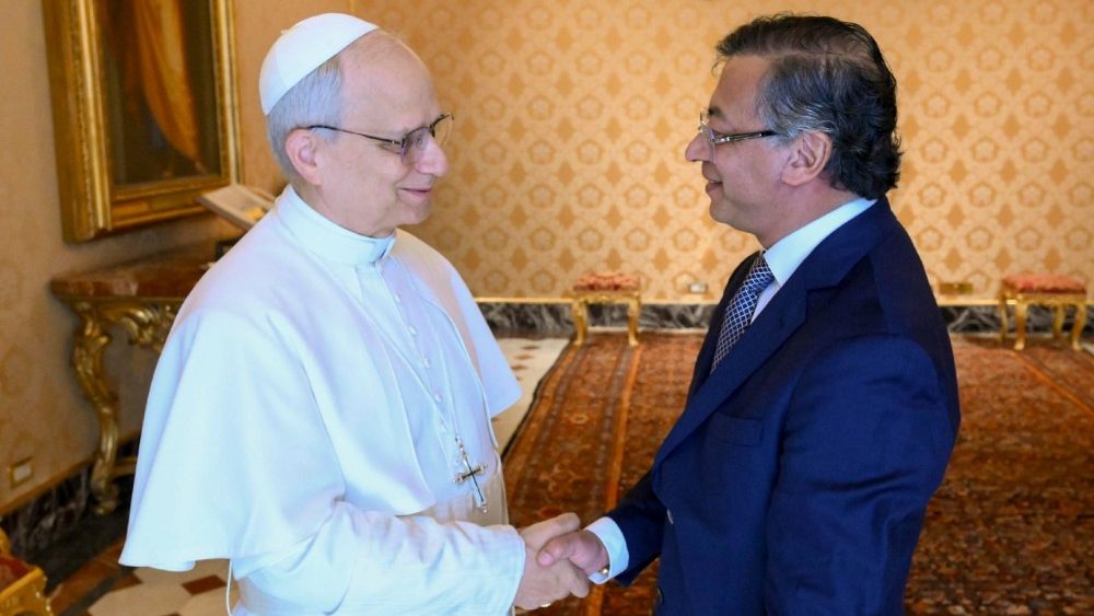 Il Papa ha ricevuto il presidente della Colombia