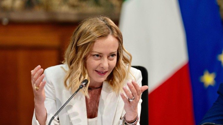 Giorgia Meloni olasz miniszterelnök