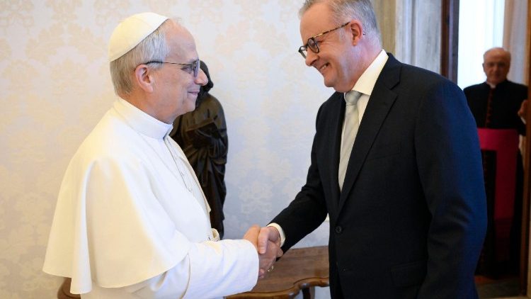 Il Papa ha ricevuto il primo ministro dell'Australia