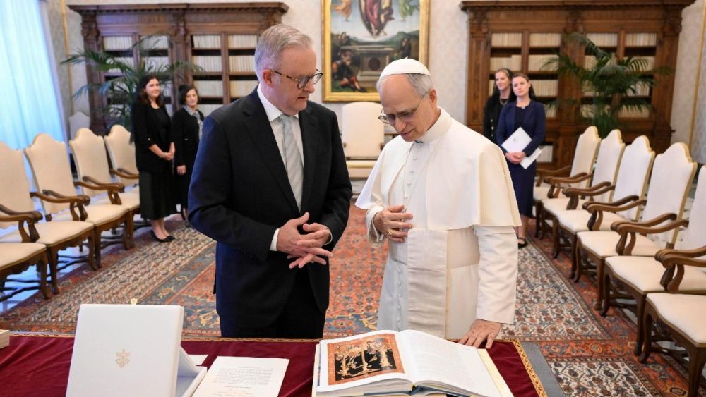 Аўдыенцыя Папы Льва XIV для прэм’ер-міністра Аўстраліі Энтані Албаніза