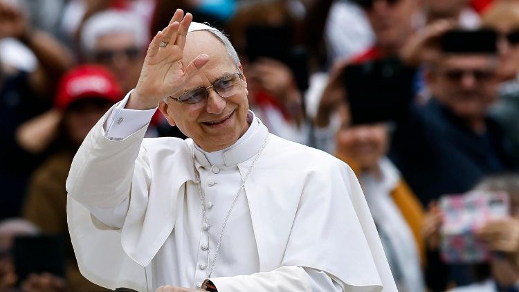 Papa Leão XIV na Praça São Pedro (Foto: ©ANSA/Angelo Carconi)