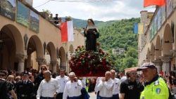 काश्या में सन्त रीता का पर्व मनानेवालों ने भेजा  तारसन्देश सन्त पापा को, 22.05.2025 