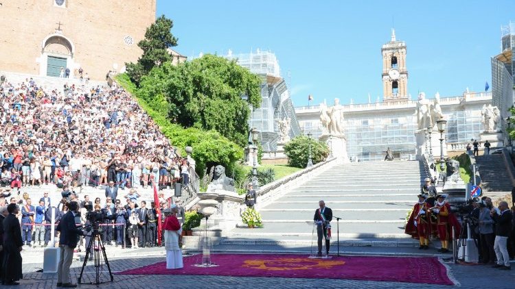 Հռոմի մեծարանքը Լեւոն ԺԴ-ին 
