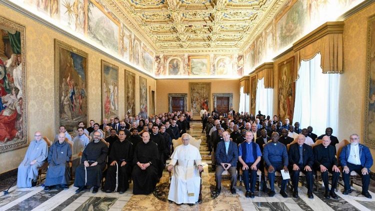 Leó pápa a három rendi közösség nagykáptalanjával