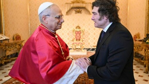 Papst Leo XIV. empfängt Argentiniens Präsidenten Javier Milei