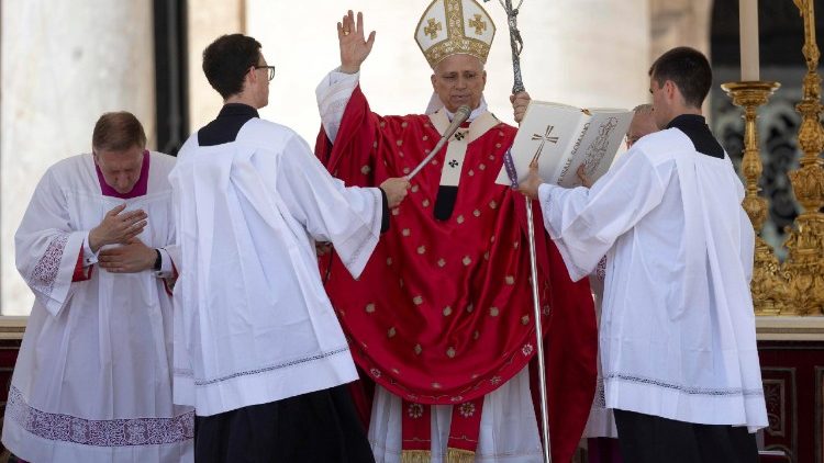 Papa XIV Leo Müqəddəs Ruhun Enməsi Günü 8 iyun 2025