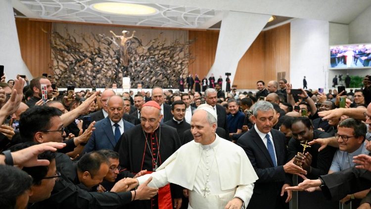 Leó pápa papjai körében