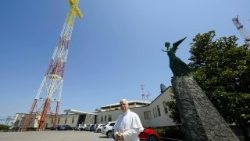 Papa la Centrul Radio Vatican de la  Santa Maria di Galeria (joi, 19 iunie 2025) 