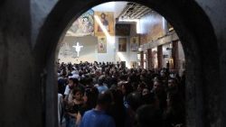Vigil, prayers for victims of suicide bombing at Damascus church