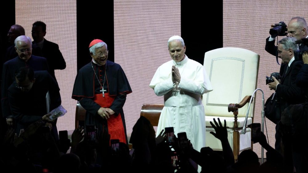 Il Papa a Auditorium Conciliazione per incontro con sacerdoti