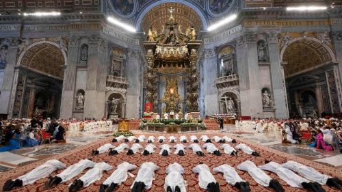Papst Leo weiht am 26. April acht neue Priester f&uuml;r die Di&ouml;zese Rom