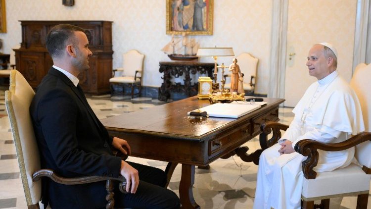 XIV. Leó fogadta Milojko Spajićot, Montenegró kormányfőjét