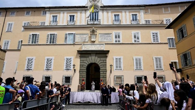  Папата на неделната молитва в Кастел Гандолфо, 13 юли 2025