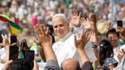 Symbolbild: Papst Leo beim Jubiläum der Jugend