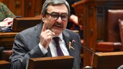 Luis Gallo bei seiner Rede zu dem Gesetzesentwurf