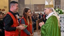 Pope Leo XIV celebrates mass in Albano Laziale, Italy