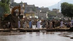Rescue and relief works after flash floods in Buner