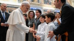 среща на папата с представители от училищата за евангелизация, 29.08.2025