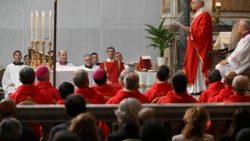 البابا يترأس القداس الإلهي مفتتحاً أعمال المجمع العام لرهبنة القديس أغسطينس 