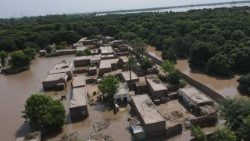 As enchentes no Paquistão