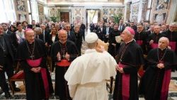 Папата с участниците в симпозиума на Папската богословска академия, 13.09.2025