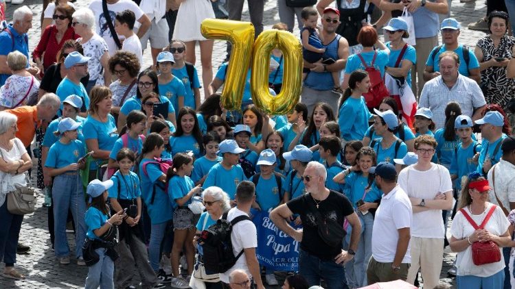 Glückwünsche beim Angelus