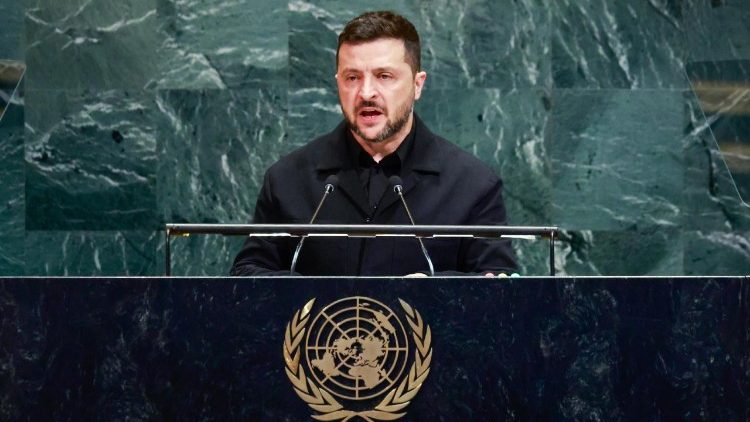 Zelensky ieri all'Assemblea generale dell'Onu a New York
